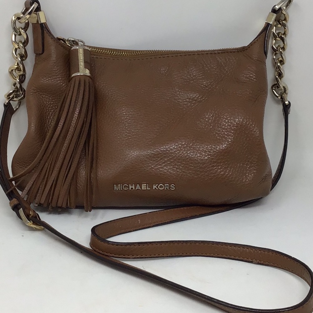 Michael Kors Sm Weston Tassel Pebbled Purse
